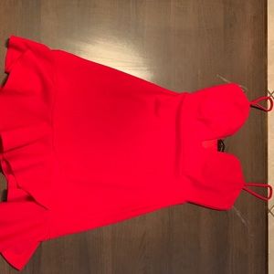 Red tight dress, good condition